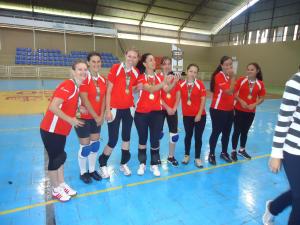 Equipe da Benderplast Campe da Modalidade Voleibol Feminino (Foto: Everton Luiz de Souza)