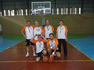 Equipe Copel Campe da modalidade Basquetebol (Foto: Everton Luiz de Souza)