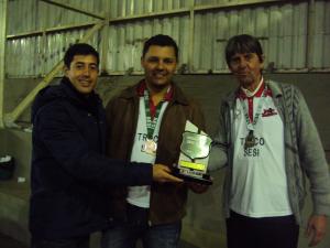 Equipe da empresa Beijo Baiano - Vice Campe da modalidade Truco (Foto: Everton Luiz de Souza)